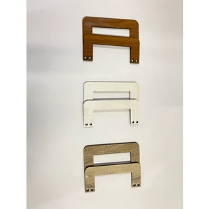 Ala Depo Ahşap  Çanta Sapı Mdf Kulp  (3 Çift)