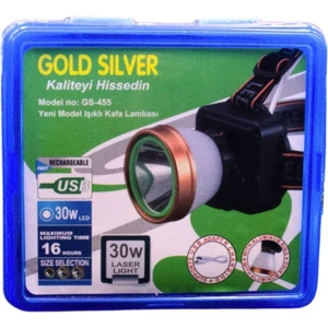 Gold Silver GS-455 30W Şarjlı Kafa Lambası