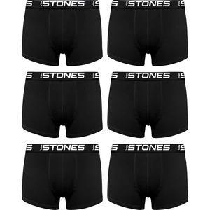 Vip Stones  Likralı 6'lı Erkek Boxer Premium Paket - Siyah