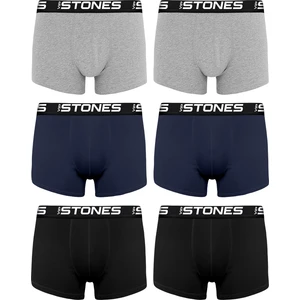 Vip Stones Likralı 6'lı Erkek Boxer Premium Paket - Mix1