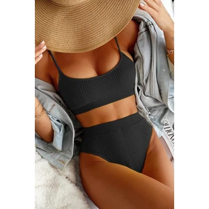 Yüksek Bel Özel Kumaş Bikini Altı
