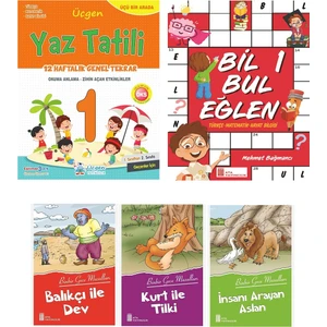 Üçgen 1.sınıf Yaz Tatili 12 Haftalık Tekrar Seti