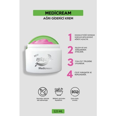 Mişa Masaj Kremi Mişa Medicream 125 ml Fiyatı - Taksit Seçenekleri