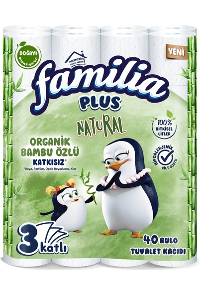Familia Tuvalet Kağıdı Natural 40'lı