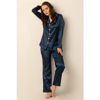 Uzun Kollu Saten Pijama Takımı fiyatları