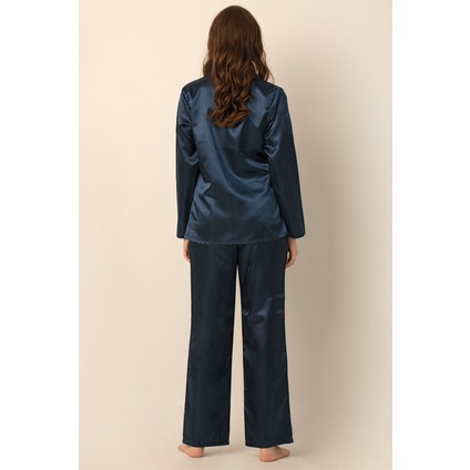 Uzun Kollu Saten Pijama Takımı indirimleri