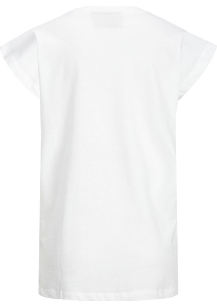 Bisiklet Yaka Baskılı Ekru Kadın T-Shirt 12234665 indirimleri