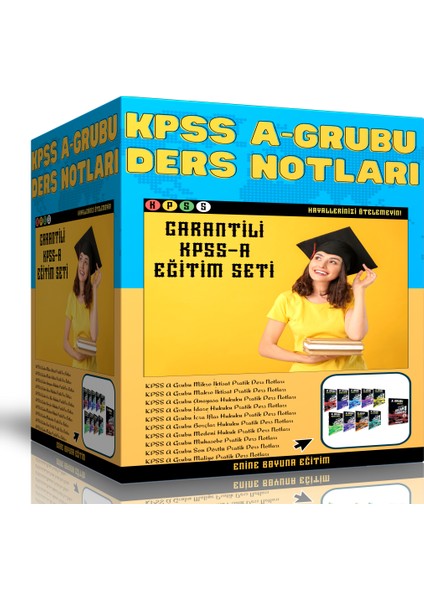 KPSS - A Grubu Ders Notları Seti