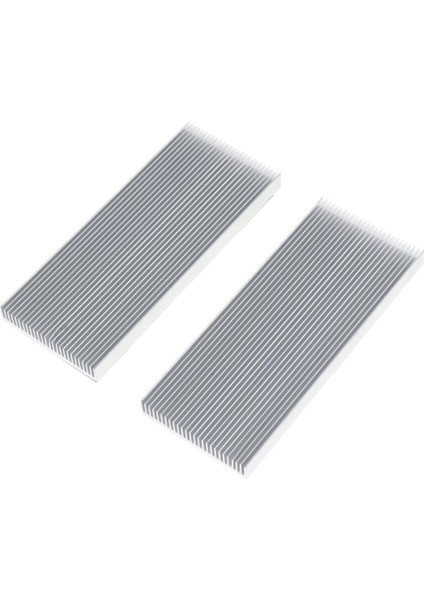 Alüminyum Cpu Soğutma Fanı Isı Lavabo Yassı Bilgisayar Bileşeni Termal Kit 2x Için (Yurt Dışından)