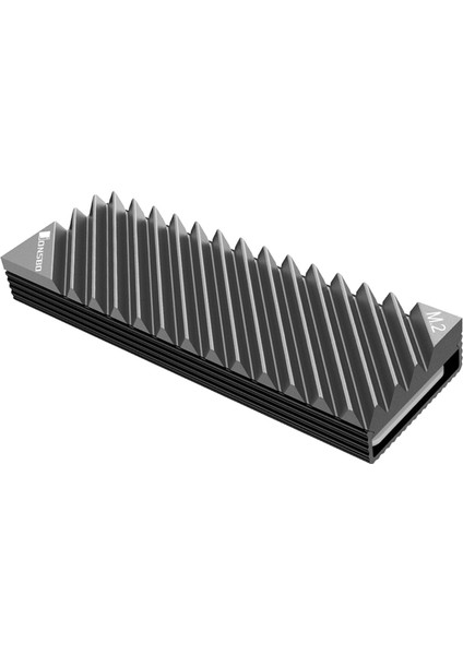 2280 SSD Katı Hal Sabit Disk Alüminyum Isı Emici Termal Pad M2 2280 Gri (Yurt Dışından)