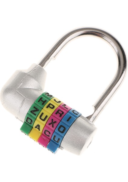 2 Paket 4 Haneli Kombinasyon Asma Kilit Açık Hava, Okul, Spor Salonu Kilidi Gümüş ve Siyah (Yurt Dışından) fiyatları