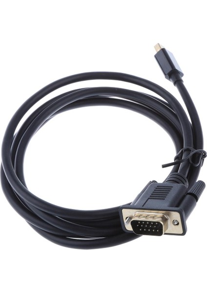 Mini Displayport Dp'den VGA Kablosu Altın Kaplamalı (Yurt Dışından)