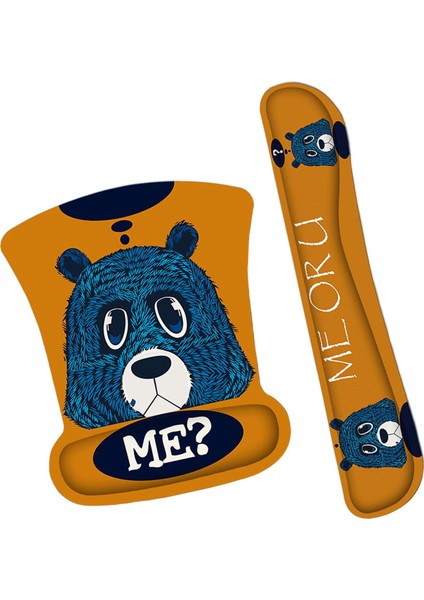 Fare Bileği Dinlenme Desteği ve Klavye Bileği Ofis Için Dinlenme Pedi Bellek Köpüğü (Yurt Dışından)