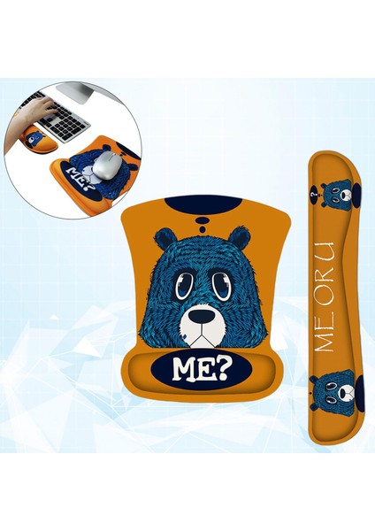 Fare Bileği Dinlenme Desteği ve Klavye Bileği Ofis Için Dinlenme Pedi Bellek Köpüğü (Yurt Dışından) indirimleri