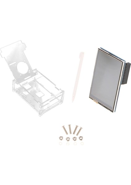 3.5 Inç 320X480 Noktalar Dokunmatik Ekran ve Kasa ve Dokunmatik Kalem Raspberry Pi 3 (Yurt Dışından) modelleri