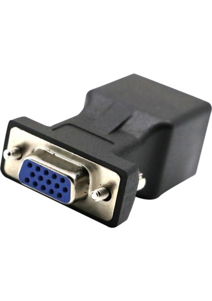 VGA Uzatma Adaptörü Siyah Kablo Cat5 / Cat6 / (Yurt Dışından) modelleri