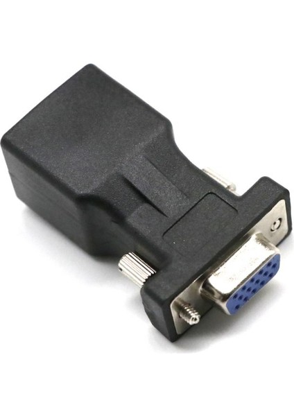 VGA Uzatma Adaptörü Siyah Kablo Cat5 / Cat6 / (Yurt Dışından) indirimleri