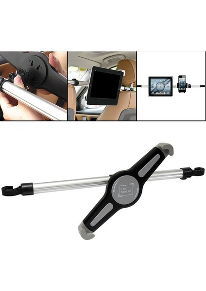 Evrensel Araba Arka Koltuk Kafalık Tabletler Telefon Tutucu Dağı Seyahat Siyah 7-10.5 Inç Telefon (Yurt Dışından) modelleri