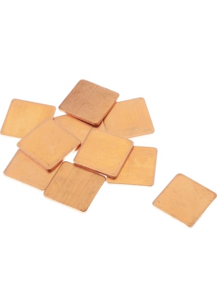 10 Paket Bakır Soğutma Soğutma Pad Radyatörü 15X15X0.5MM Gpu Cpu Için Uyum (Yurt Dışından) modelleri