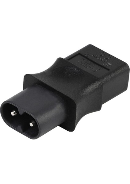 Iec 320 C8 Erkek Fişine C9 2 Pin Dişi Konektör Adaptörü (Yurt Dışından)