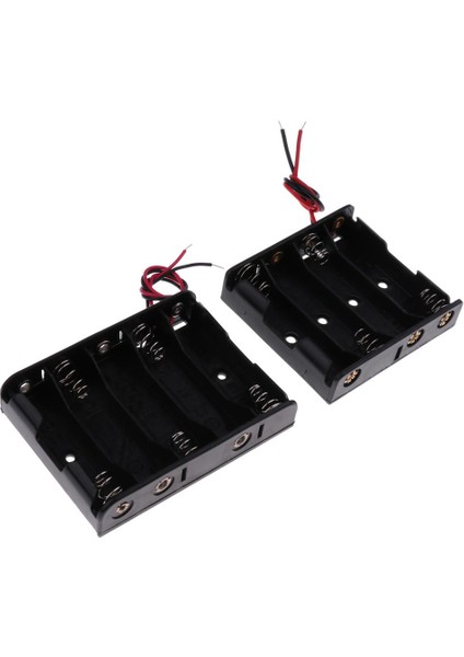 Prettyia 5x Plastik Pil Tutucu Kutu Depolama Kılıfı Seti ve Tel (Yurt Dışından) modelleri