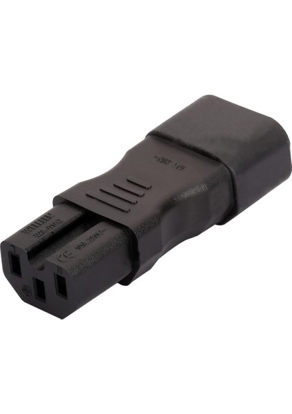 Iec 320 C14 ERKEK-C15 Fiş Dişi Elektrikli Fiş Adaptör Dönüştürücü, WA-0162 (Yurt Dışından) indirimleri