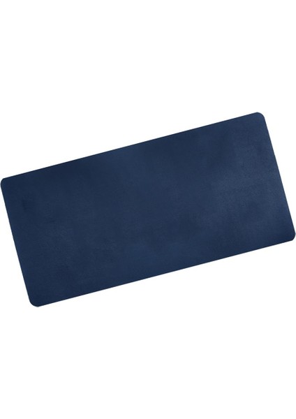 Pu Deri Kaymaz Büyük Fare Pat ve Bilgisayar Oyunu Fare Mat 90X45CM Mavi (Yurt Dışından)