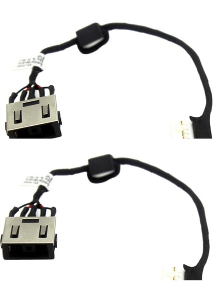 2pieces Dc Power Jack Kablo Dairesi 80HW 5.3inch Siyah Için Kabloda Fiş (Yurt Dışından)