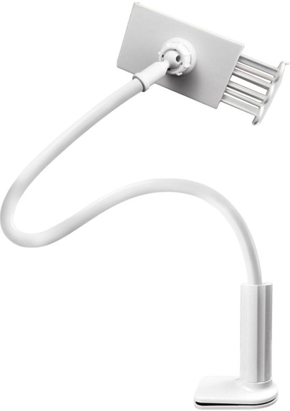 Ayarlanabilir Tablet Telefon Stand Tutucu Ipad Office Cep Telefonu Beyaz Streç Için Katlanabilir (Yurt Dışından)