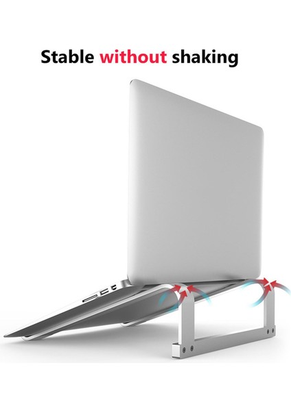 Alüminyum Dizüstü Bilgisayar Standı Yükseltici Genişliği 6 "-10" Air Pro Için 10-15.6 "6 Ila 10 Inç Genişlik Ayarlanabilir Gümüş (Yurt Dışından) fırsatları