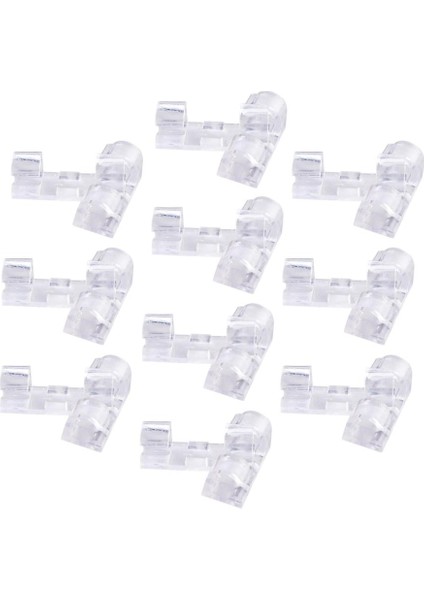 20 Adet Kendi Kendine Yapışkan Tel Kravat Kablo Kelepçe Araba Şeffaf (Yurt Dışından) fırsatları