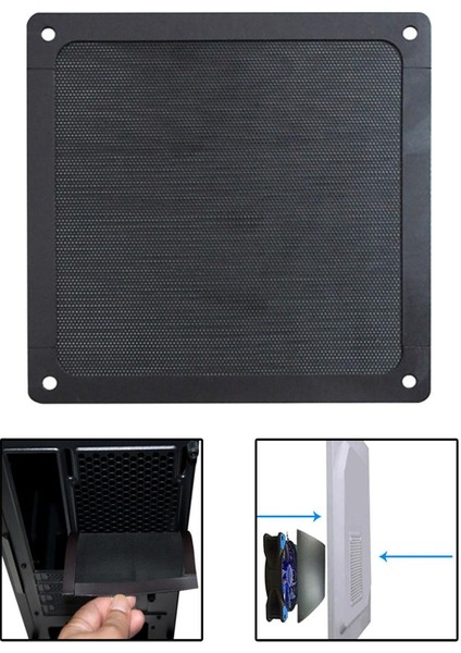 Pvc Manyetik Soğutma Fan Toz Filtresi Kapak Bilgisayar Kılıfı Için Toz Geçirmez Kılıf 12X12CM Delikli (Yurt Dışından) indirimleri