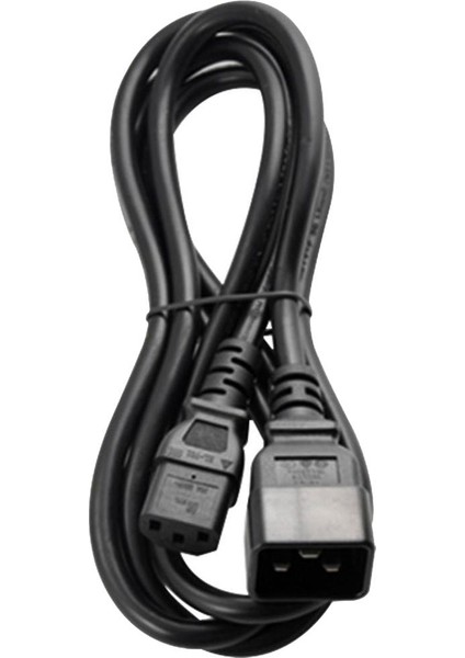 Pdu Ups Için 6ft 250V 10A 16A Iec 320 C13 - C20 Güç Uzatma Kordosu Kablosu (Yurt Dışından)
