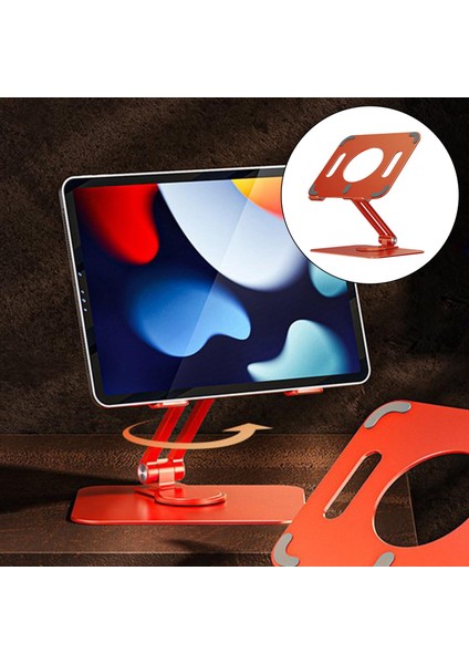 Alüminyum Alaşım Tablet Standı 360 ° Döner iPad Online Sınıfı Için Portakal (Yurt Dışından) modelleri
