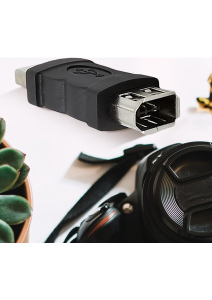 Firewire Ieee 1394 6 Pin Kadın USB Erkek Adaptör Fişi, Bilgisayarlar Için Yazıcı (Yurt Dışından)