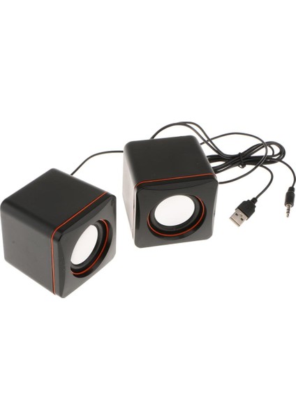 USB Kablo Powered Stereo Bilgisayar Hoparlörü Yüksek Kaliteli Çok Amaçlı Aksesuarlar (Yurt Dışından)