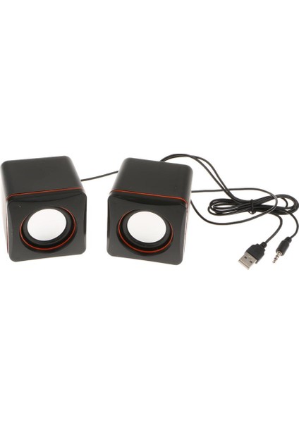 USB Kablo Powered Stereo Bilgisayar Hoparlörü Yüksek Kaliteli Çok Amaçlı Aksesuarlar (Yurt Dışından)