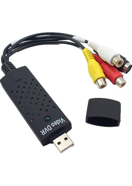 Ses Video Adaptörü Dönüştürücü USB Yakalama Kartı, 4 Rca Kompozit Tv Hdtv - Dvd, (Yurt Dışından)