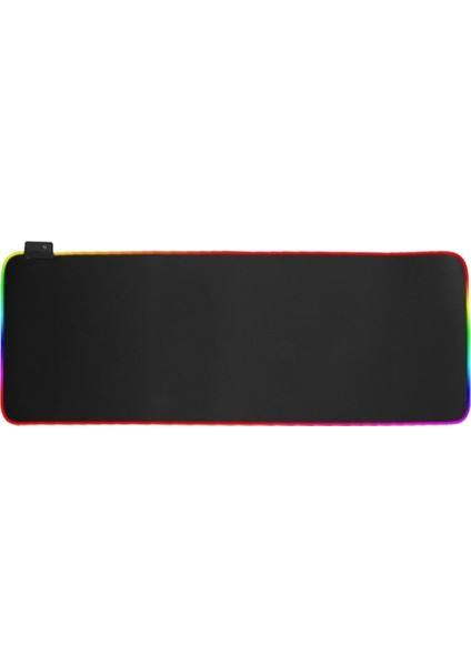 Genişletilmiş Rgb Gaming Mouse Pad 14 Aydınlatma Modları Dizüstü Bilgisayar Için USB Hub Orta 800X300X4MM (Yurt Dışından)