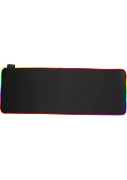 Genişletilmiş Rgb Gaming Mouse Pad 14 Aydınlatma Modları Dizüstü Bilgisayar Için USB Hub Orta 800X300X4MM (Yurt Dışından) indirimleri