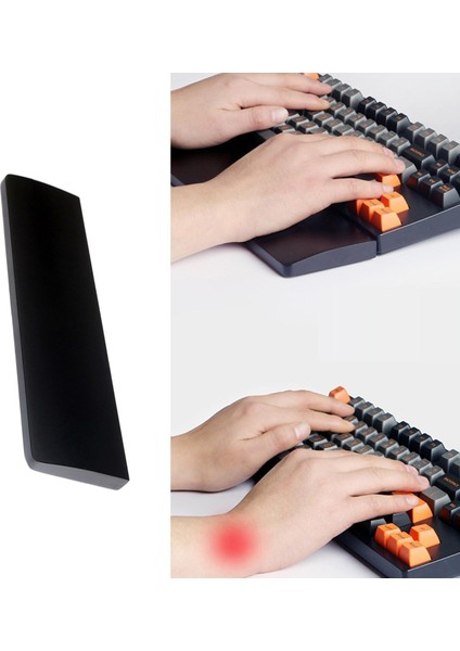 Ergonomik Masif Ahşap Laptop Klavye Bilek Dinlenme Ped El Destek Tutucu Mat L (Yurt Dışından) modelleri