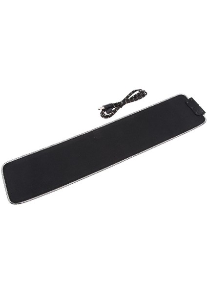 Rgb Oyun Mouse Pad 9 Aydınlatma Modları Bilgisayar Mousepad Mat 470X100X20MM (Yurt Dışından)