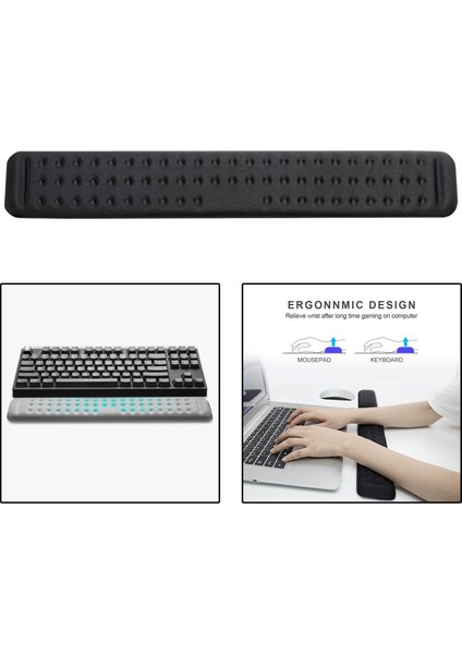 Pc Ofis Kabartması Için Yastıklı Klavye Bileği Dinlenme Ped Fare Bileği Dinlenme Desteği L (Yurt Dışından) modelleri