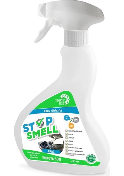 Stop Smell Otomobil Için Koku Giderici Sprey  450 ml