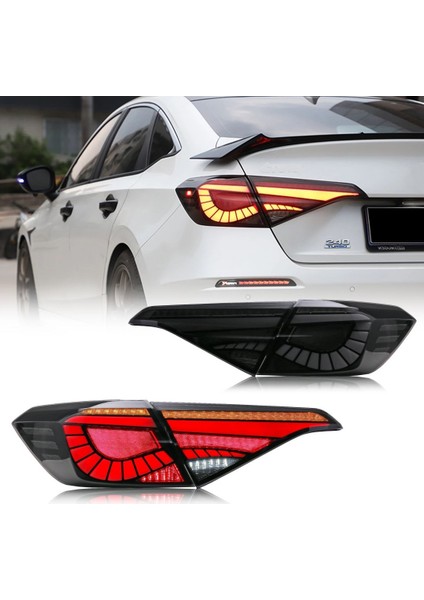 Honda civic fe1 stop lambası dragon smoke 2021+