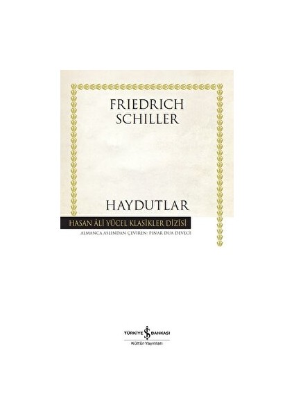Haydutlar - Friedrich Schiller