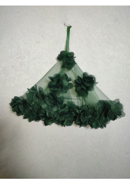 Kına Geceleri Için Yeşil Lüks Arnavut Gelin Halay Mendili