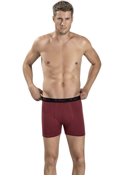 Erkek Modal Pamuklu Renkli Boxer 321 - 9 Adet