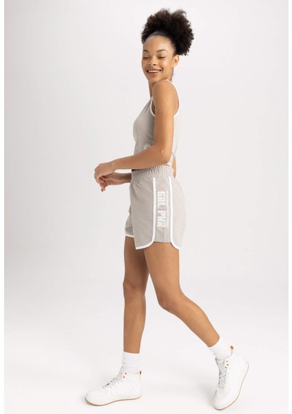 Fit Standart Fit Sporcu İnce Kumaş Şort A1870AX23SM