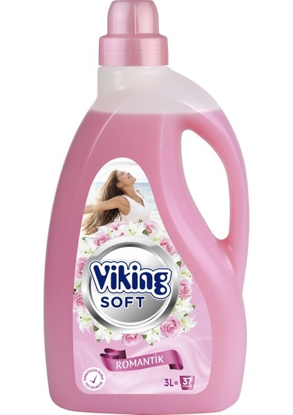 Çamaşır Yumuşatıcısı Romantik 3 Litre 3 Adet